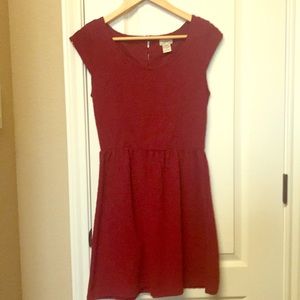 🔥SALE🔥 Maroon Empire waist dress